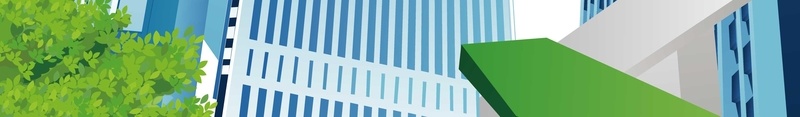 城市建筑背景模版矢量图ai设计背景_新图网 https://ixintu.com 云朵 城市 城市建筑 建筑 矢量模版 矢量素材 矢量背景模版 绿色植物 蓝天 高楼大厦 矢量图