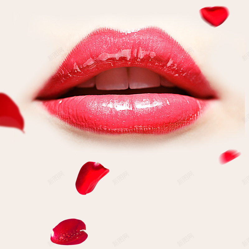 简约花瓣嘴唇口红PSD分层主图背景jpg设计背景_新图网 https://ixintu.com 主图 化妆品 口红 唇彩 唇膏 唇釉 嘴唇 女孩 淘宝 玫瑰 直通车 简约 粉色 红色 美妆 花瓣
