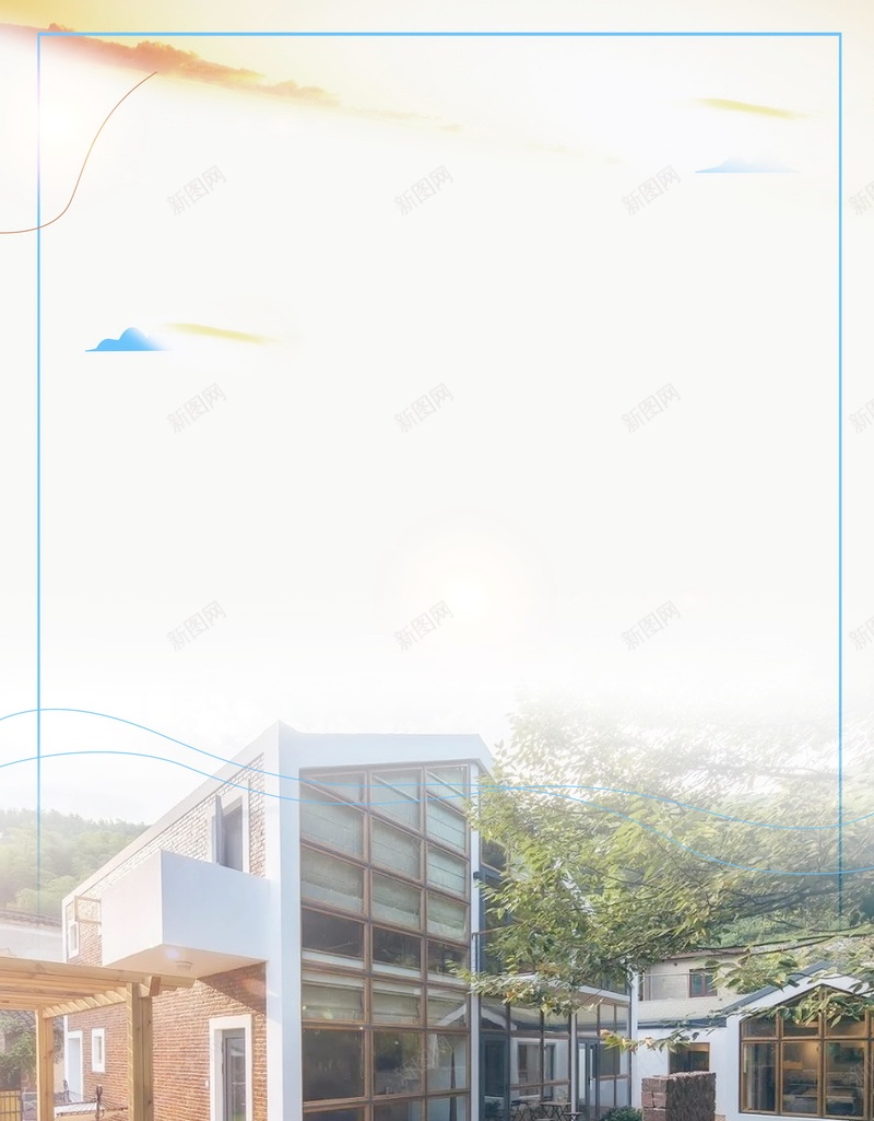 简约日式民宿农家乐背景jpg设计背景_新图网 https://ixintu.com PSD源文件 PSD素材 住民宿 农家乐 分层文件 古建筑 土楼 房子 民宿宣传单 背景模板 背景海报 背景素材 高清背景