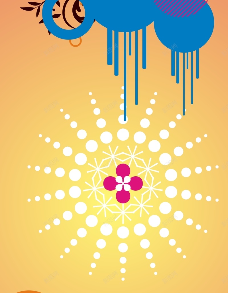 纹理黄底花纹矢量H5背景cdr设计背景_新图网 https://ixintu.com H5 圆圈 矢量 矢量背景 纹理 纹理背景 花纹 花纹矢量 花纹素材 蓝色 黄底