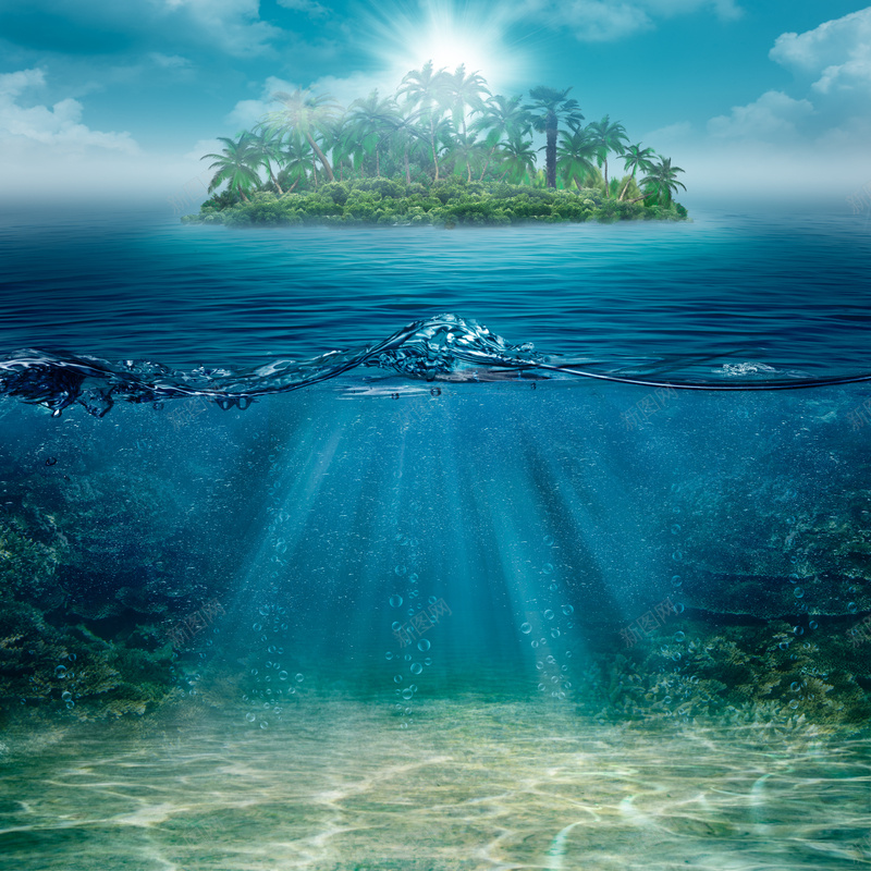 梦幻清新海底世界背景jpg设计背景_新图网 https://ixintu.com 梦幻 梦幻背景 浪漫 海底世界 海底背景 清新 背景素材