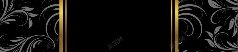 黑金花纹样式边框背景jpg设计背景_新图网 https://ixintu.com 样式 矢量 简约 纹理 背景 花纹 质感 边框 黑金