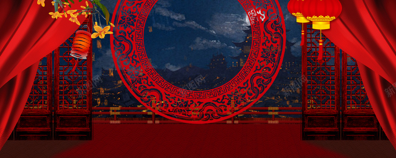 新春中国风喜庆红色电商海报背景psd设计背景_新图网 https://ixintu.com 喜迎新春 恭贺新春 新春创意 新春图 新春快乐 新春晚会 新春活动 欢度新春 贺新春 迎新春 闹新春