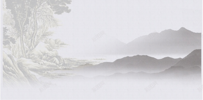 中国风灰底远山红色梅花矢量H5背景cdr设计背景_新图网 https://ixintu.com H5 中国风 梅花 灰底 矢量 红色 背景 远山
