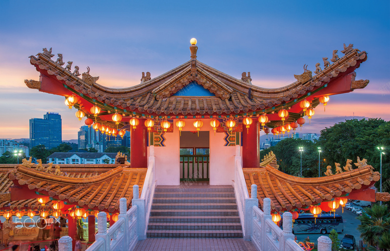 中国古建筑亭子灯笼jpg设计背景_新图网 https://ixintu.com 中国风 亭子 古建筑 灯笼