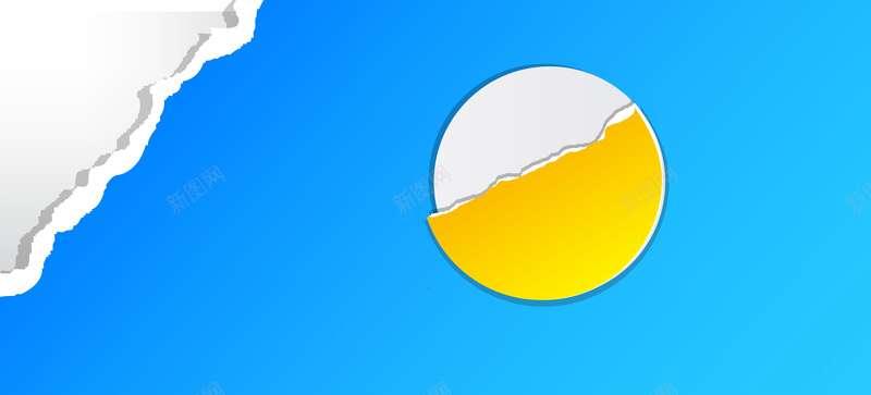 蓝色几何撕痕撕裂裂痕简单海报背景矢量图ai设计背景_新图网 https://ixintu.com 促销背景 几何圆圈 撕痕 撕裂 标签 海报背景 简单背景 背景 蓝色背景 裂痕 矢量图