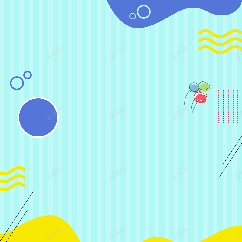 蓝色简约几何童装PSD分层主图背景psd设计背景_新图网 https://ixintu.com 主图 儿童用品 条纹几何 母婴产品 淘宝 直通车 童装 童鞋 简约背景 蓝色背景