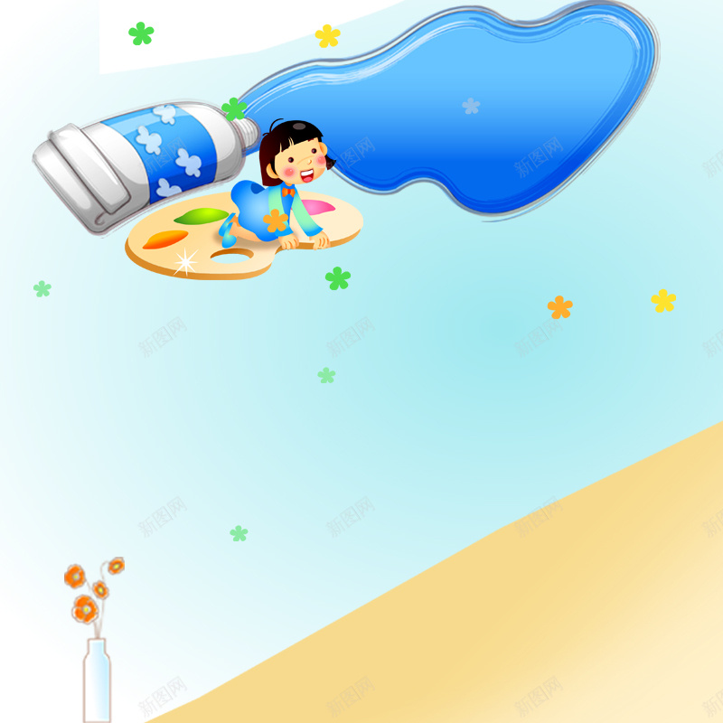 卡通清新聚划算直通车主图psd设计背景_新图网 https://ixintu.com 主图 卡通 大气 天猫主图 女装 手绘 淘宝主图 淘宝通用 清爽 渐变 童装 童趣 简约 绿色