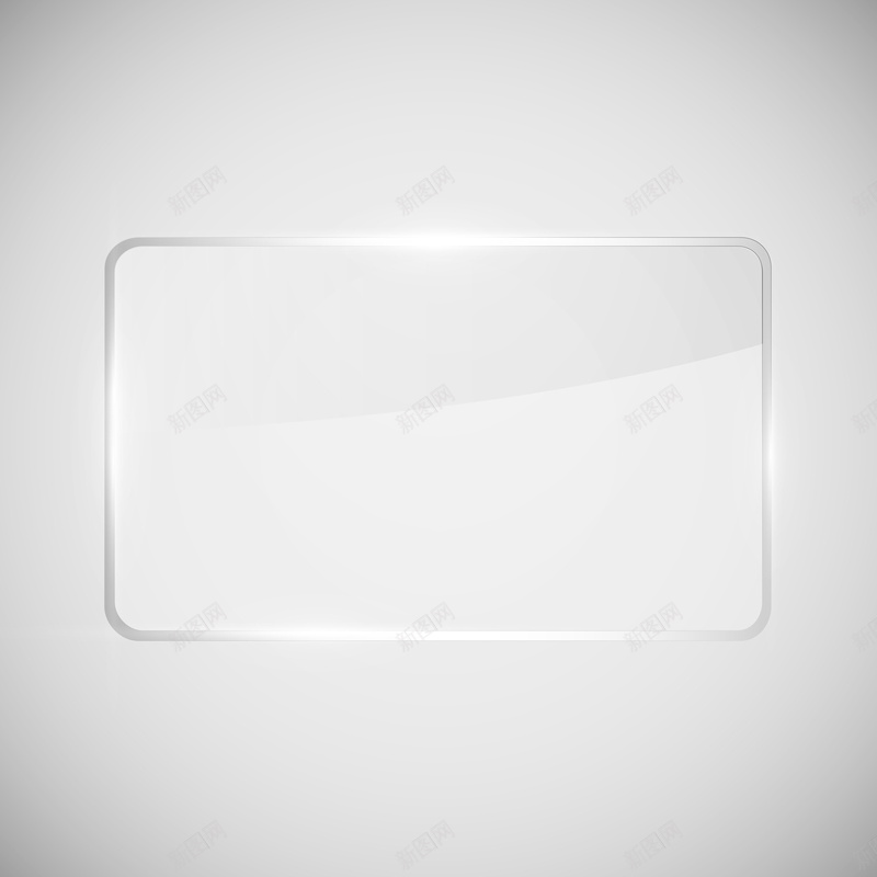 透明方形玻璃背景矢量ai设计背景_新图网 https://ixintu.com 灰白色质感 玻璃 纹理 质感 透明 高清矢量素材 矢量图
