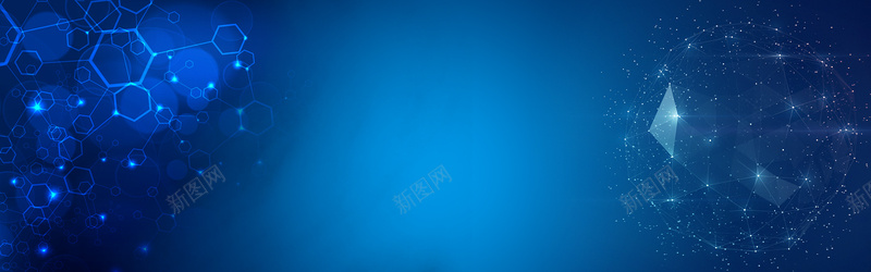 星空科技技术海报banner背景图psd设计背景_新图网 https://ixintu.com 光感背景 商务背景 大 实验科技数据背景 曲线直线连接背景 点线背景 科幻 科技背景 线条 色彩科幻
