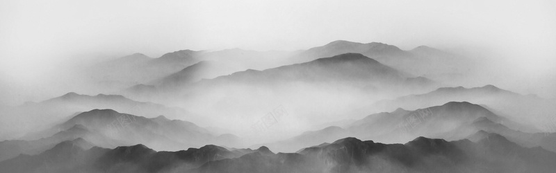 云雾大山黑白渐变背景jpg设计背景_新图网 https://ixintu.com 云雾 大山 水墨 黑白渐变