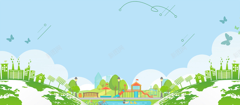 保护地球人人有责卡通简约蓝色bannerpsd设计背景_新图网 https://ixintu.com 世界环境日 低碳新生活 环保 绿色能源 节能 节能减排 节能减排展板 节能新科技 节能环保 节能用电