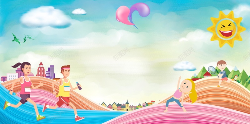 骑行户外有氧运动PSDpsd设计背景_新图网 https://ixintu.com PSD源文件 PSD素材 体育运动 健康运动 健身房挂画 全民运动 分层文件 户外 时尚 有氧运动 简约 背景模板 背景海报 背景素材 运动会 运动减肥 运动无极限 高清背景
