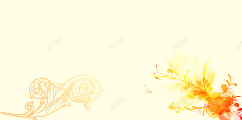 浅黄色花朵H5psd设计背景_新图网 https://ixintu.com H5背景 PSD分层 几何花朵 唯美风 小清新背景 文艺风 浅黄色背景 简约 粉色背景 花