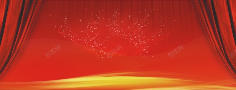 会议背景模板大全cdr设计背景_新图网 https://ixintu.com 会议 会议展板 年会背景 开心 星光 红色 红色展板 红色帷幕 红色背景