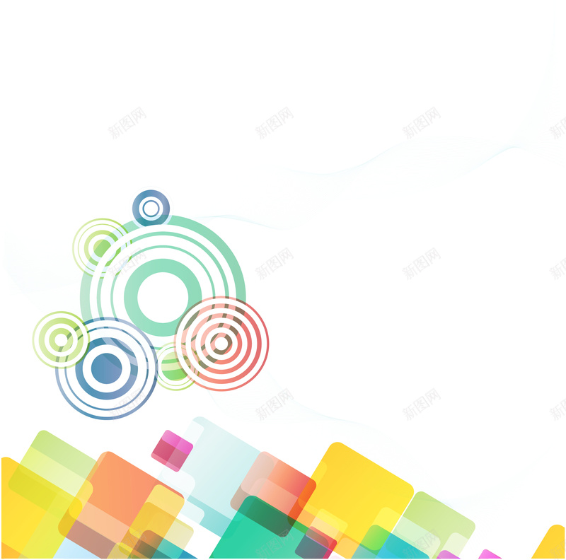 简约几何彩色背景jpg设计背景_新图网 https://ixintu.com 休闲 几何 圆环 娱乐 彩色 方块 演讲 生活 简约 背景