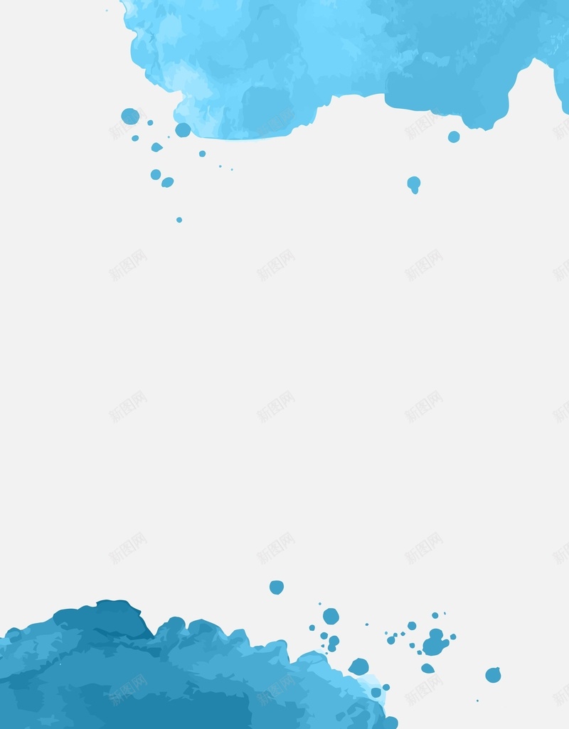 矢量水彩小清新蓝色墨迹背景ai设计背景_新图网 https://ixintu.com 墨迹 小清新 文艺 水彩 矢量 简约 背景 蓝色 矢量图