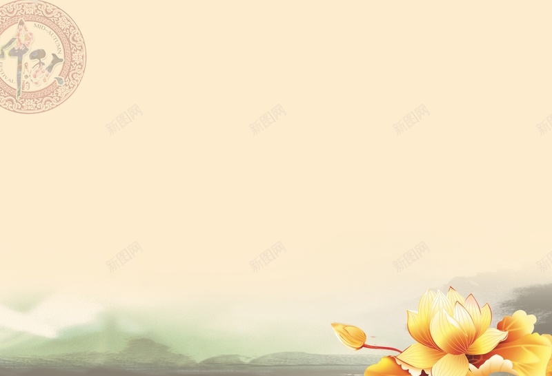 年会背景cdr设计背景_新图网 https://ixintu.com 年会展板背景 年会背景 年会背景模板下载 年会背景素材下载 梅花 签名墙 荷花