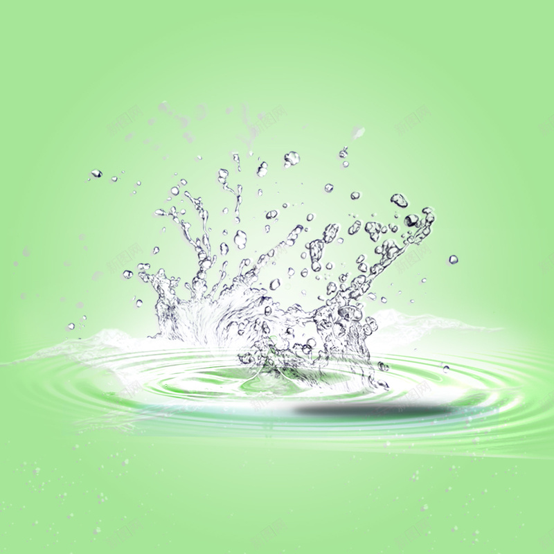 淡绿色水纹质感背景psd设计背景_新图网 https://ixintu.com 水滴 水珠 水纹 淡绿色 清新 渐变 简约 背景 质感