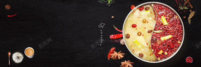 中华美食火锅简约黑色bannerpsd设计背景_新图网 https://ixintu.com 北京火 火锅 火锅人物 火锅宣传 火锅展板 火锅手绘 火锅挂画 火锅文化 火锅海报 老北京火锅 肥牛
