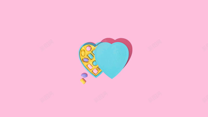 爱心糖果jpg设计背景_新图网 https://ixintu.com 爱心 糖果 素材 背景