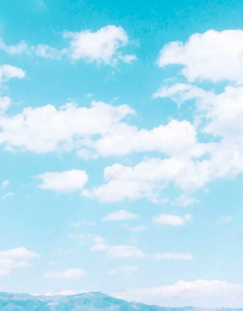浅蓝色天空H5背景jpg设计背景_新图网 https://ixintu.com H5 H5背景 h5 云彩 小清新 文艺 浅蓝色 简约