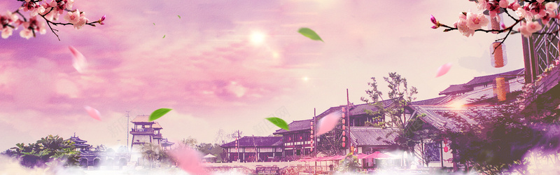 秋季紫色世外桃园桃花落叶bannerpsd设计背景_新图网 https://ixintu.com banner 世外 人间 仙境 大气 桃园 桃花 秋季 简约 紫色 落叶