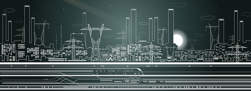线条素描建筑手绘海报背景矢量图ai设计背景_新图网 https://ixintu.com 大楼 建筑背景 手绘背景 矢量素材 线描城市 线描建筑 线描素材 线条背景 飞机 矢量图