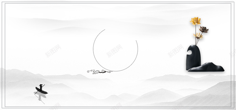 水墨中国风佛教文化海报psd设计背景_新图网 https://ixintu.com 中国传统文化 佛教文化佛家静心禅语 佛教文化艺术挂画 开心 文化艺术 水墨山水背景 禅意 花朵 藏传佛教文化 装饰画