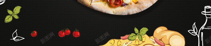 黑色简约披萨美食海报psd设计背景_新图网 https://ixintu.com 披萨促销 披萨制作 披萨加盟 披萨店 披萨快餐 披萨文化 披萨海报 美味 美食 西餐 黑色背景