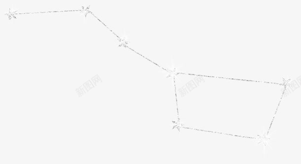 北斗七星png免抠素材_新图网 https://ixintu.com 北斗七星 星光素材 春节素材 鸡年元素