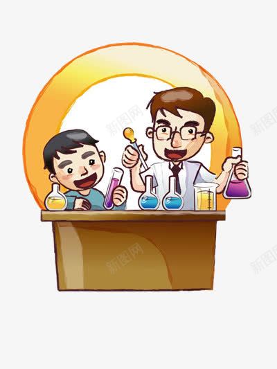 和老师做实验png免抠素材_新图网 https://ixintu.com 910教师节 做实验 化学实验 学生 实验员 实验老师 师恩 师恩难忘 感恩 感谢师恩 教师 教师节 老师 老师您辛苦了 辛苦