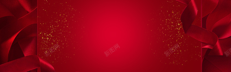 复古红色banner海报背景psd设计背景_新图网 https://ixintu.com 中国 中国风背景 中式 喜 喜庆背景 囍 帘子 帷幔 帷幔背景 灯笼 结婚 过年背景