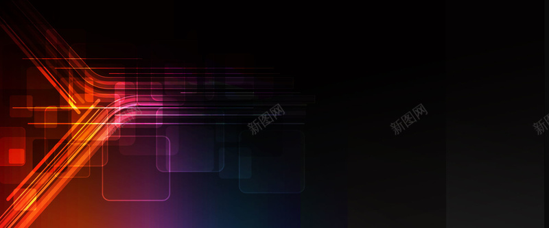 霓虹线条矢量背景ai设计背景_新图网 https://ixintu.com 海报banner 激情 灯光 狂欢 线条 霓虹 音乐 矢量图