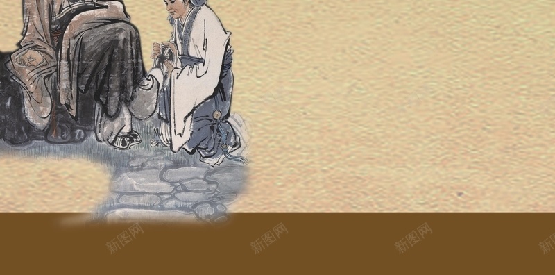 中国风中医文化矢量H5背景cdr设计背景_新图网 https://ixintu.com H5 中医 中医文化 中医素材 中医背景 中国风 古人 文化 泼墨 矢量 边框 远山