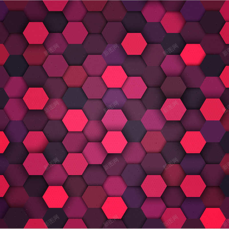 创意六边形无缝背景图矢量图ai设计背景_新图网 https://ixintu.com 光感 六边形 女性 扁平化 浪漫 简约 规则 质感 矢量图