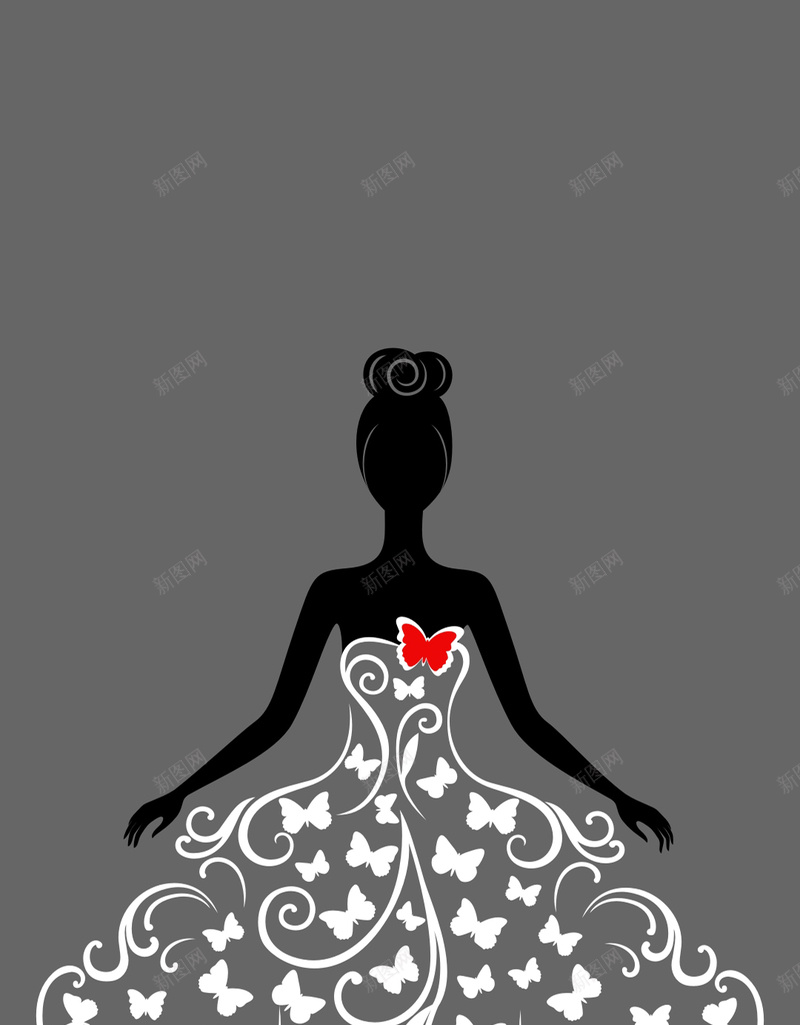婚纱矢量H5背景cdr高清背景_新图网 https://ixintu.com H5 婚宴 婚庆 婚礼背景 婚礼请柬 婚纱 灰底 电子请柬 矢量 结婚 请帖 邀请函
