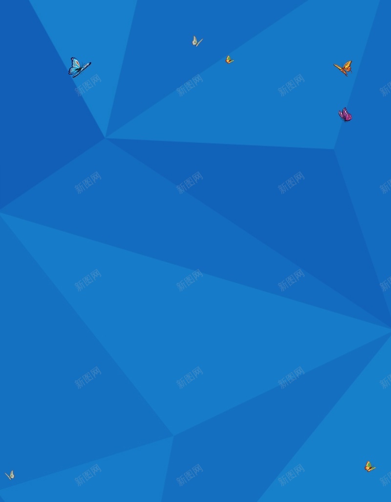 蓝色渐变几何科技背景cdr设计背景_新图网 https://ixintu.com 几何 平静 沉着 海报背景 渐变 碎花 科技 花 菱形 蓝色 蝴蝶
