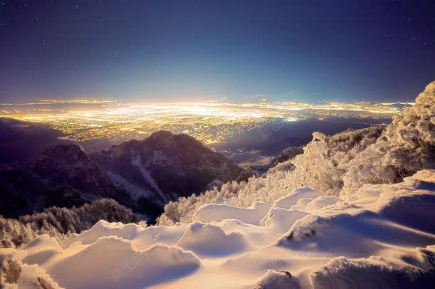山峰雪山冬日日出jpg设计背景_新图网 https://ixintu.com 冬日 山峰 日出 雪山