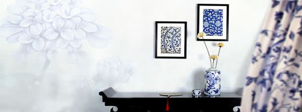 中式青花系列中国风海报jpg设计背景_新图网 https://ixintu.com 淘宝海报 现代新中式 青花瓷