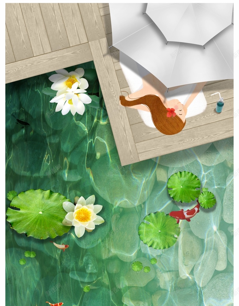 24节气处暑矢量海报背景模板cdr设计背景_新图网 https://ixintu.com 24节气 传统节日 处暑 宣传 手绘 海报 矢量 背景模板