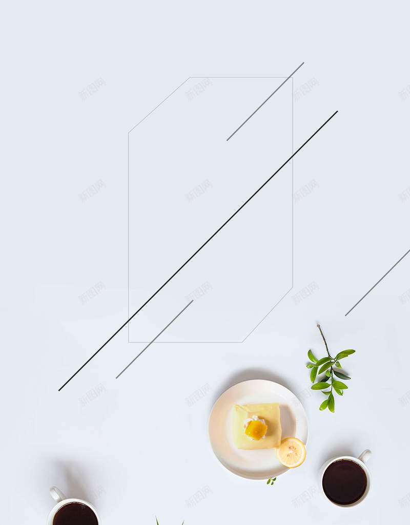 日系小清新下午茶海报背景模板psd设计背景_新图网 https://ixintu.com 下午茶 咖啡吧 唯美插画 小清新 小清新插画 日系 海报背景 简约