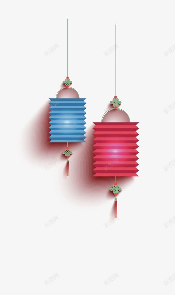 中国风灯笼装饰png免抠素材_新图网 https://ixintu.com 中国风 剪纸 扁平 灯笼 节日