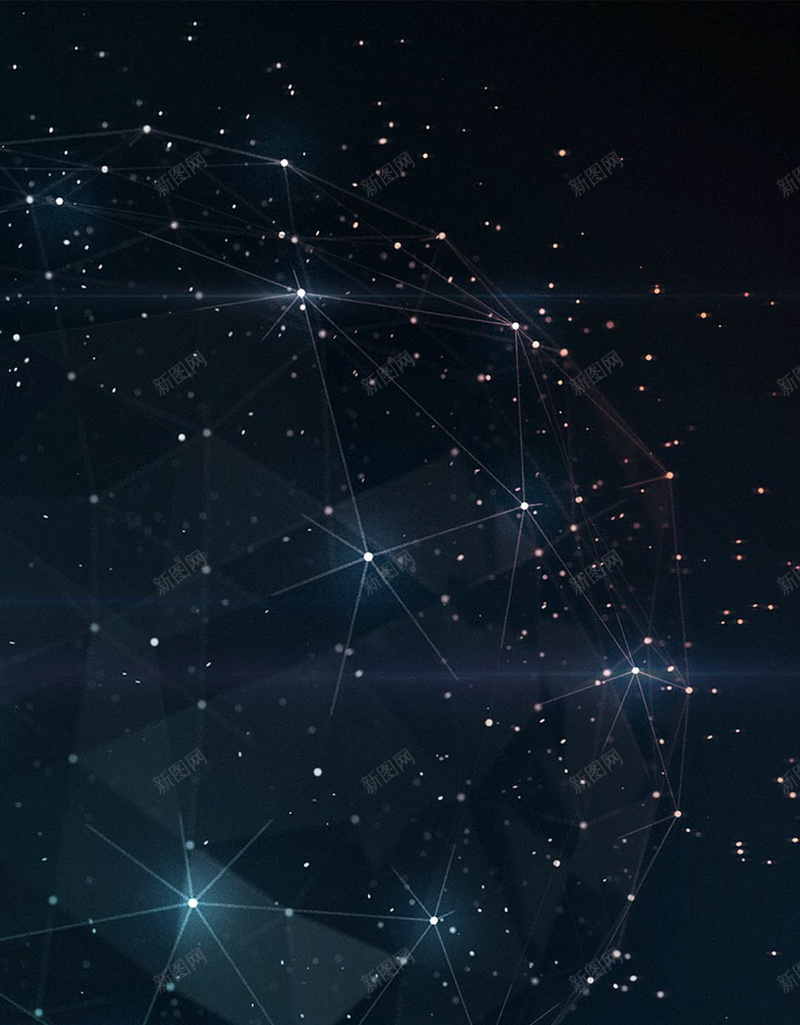 黑色科技光点H5背景jpg设计背景_新图网 https://ixintu.com H5 h5 光效 商务 星云 星海 星空 星际 深色 科幻 科技