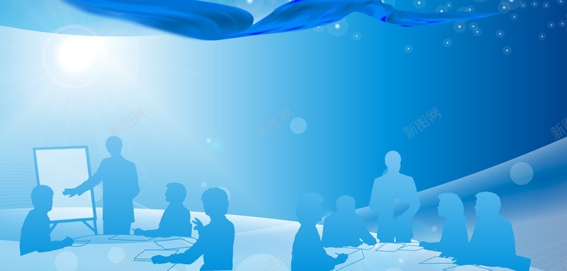 社区会议背景模板大全cdr设计背景_新图网 https://ixintu.com 会议 开会 开心 社区 社区背景 蓝色 蓝色丝带
