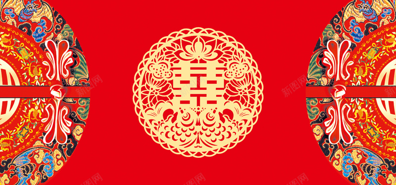 中式婚礼几何红色banner背景psd设计背景_新图网 https://ixintu.com 中国风 中式婚礼 几何 喜字 婚庆 婚礼 小清新 广告 文艺 简约 素材 结婚 背景 设计
