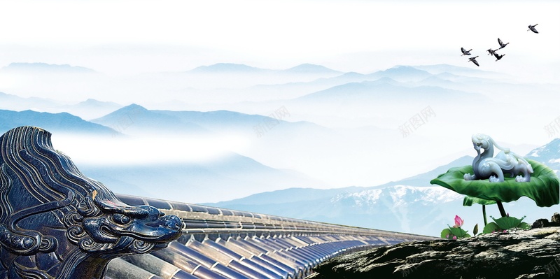 中国风厚德载物校园文化psd设计背景_新图网 https://ixintu.com 150PPI PSD源文件 企业文化展板 党建廉政 党建文化 党建文化挂图 分层文件 务实 厚德 厚德载物 厚德载物展板 平面设计 廉政文化 廉政文化挂图 校园文化展板