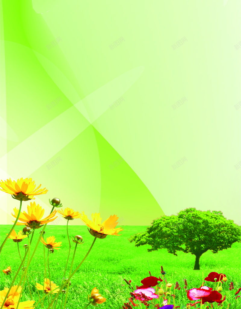 绿色草地校园文化海报背景cdr设计背景_新图网 https://ixintu.com 文化 文化海报 文化背景 校园文化 校园海报 校园背景 海报 绿色校园 绿色海报 背景海报