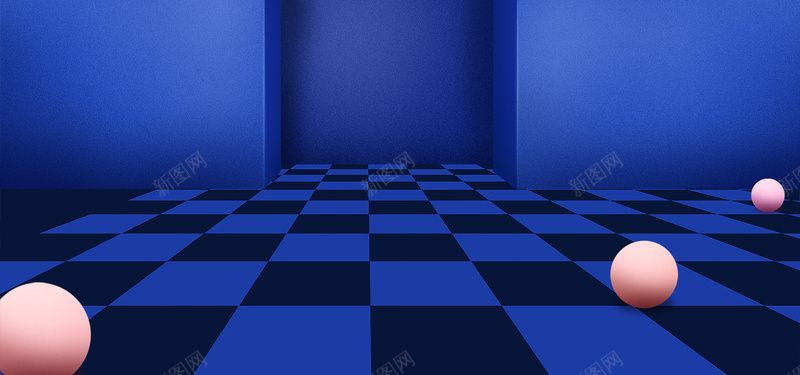 时尚立体空间广告背景图jpg设计背景_新图网 https://ixintu.com 创意 台阶 展台 时尚 流行 潮流 灰色背景 球体 盆栽 空间感 立体背景 简约背景 蓝色背景 门