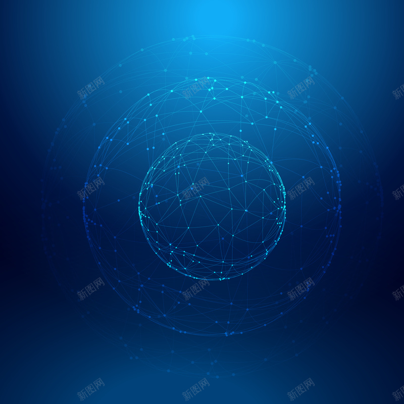 蓝色光效科幻背景矢量图ai设计背景_新图网 https://ixintu.com 光效 商务 圆圈忧伤 科幻 科技 科技感 科技风 蓝色 高科技 矢量图